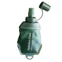 Soft Flask Water Bag Food-grade Collapsible Hydration Pack Bottle Reusable Leakproof Outdoor Water Flask for Running Hiking Cycling Climbing 150ML žalia