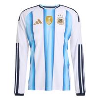 adidas Argentina 26 Home Authentic Long Sleeve 'White Icey Blue Light Blue' Men's KA8068 M