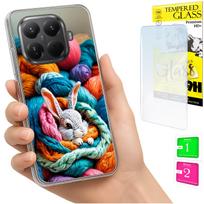 Etui Do Xiaomi 15T Pro Obudowa Foto Case Plecki Grafika Królik + Szkło 9H