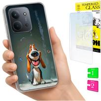 Etui Do Xiaomi Redmi 15C 5G 173Mm / Poco C85 Case Plecki Piesek + Szkło 9H