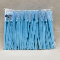 Professional 100Pcs Eyebrow Trimmer Razors Perfect Facial Hair Remover Blades for Home Use A2 mėlyna