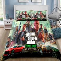 Game Grand Theft Auto Duvet Cover Pillowcase Bedding Set Gta Adult Boy Girl Bedroom Decoration Single Double Large Size 100x135cm
