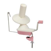 Yousheng Yarn Ball Winder for Crocheting Wool Winder with Adjustable Table Clamp Hand Operated Yarn Cake Maker Gift for DIY Enthusiasts rožinė