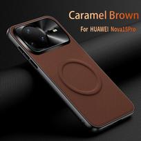 For Huawei Nova 15 Ultra Fabric Leather Lens Protection Case For Nova 15 Pro 14 Ultra 13 Pro For Magsafe Wireless Charging Cover For Nova 15 ruda