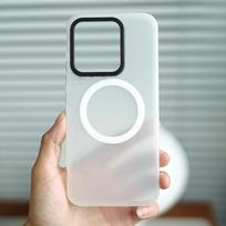 For Vivo iQOO 15 Ultra Magnetic Case Matte Transparent Acrylic Hard Cover Fashion Simple And Lightweight Shell Shockproof Bumper Vivo iQOO 15 Ultra balta