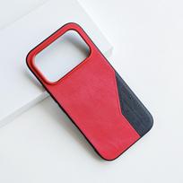 For Honor 600 Pro 600 Case Premium PU Leather Patchwork Stain Resistant Shockproof Protective Phone Cover For Honor 600Pro Shell Honor 600 Pro raudona