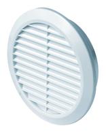 Round Ventilation Grille T30 Ø100 White