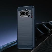 Cases For Nothing Phone 4a Case Nothing Phone 4a Cover Bumper Shockproof Brushed TPU Anti-Slip Phone Cover For Nothing Phone 4a Nothing Phone (4a) mėlyna