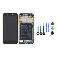 Écran LCD + vitre tactile - HONOR - Honor 6A - Noir - Assemblés sur châssis - Batterie incluse