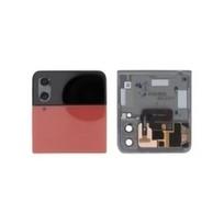 Vitre arrière supérieure - SAMSUNG - Galaxy Z Flip4 (F721B) - Rouge - Original - Compatible F721B