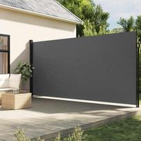 Vidaxl Sulankstoma šoninė markizė, antracito spalvos, 200x500 cm