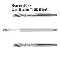 JORK Carbide Metric Spiral Tap for Aluminum M2.5