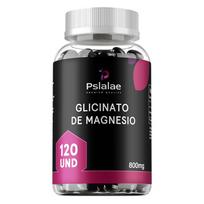 Pslalae Magnesium Glycine Capsules, 800mg Magnesium Glycine Extract, All-Natural, Suitable for Adults 120*1