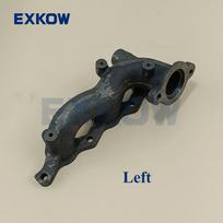 Išmetimo kolektorius Mitsubishi L200 Triton K76T Pajero V23 V25 V33 V43 V45 Nativa Montero Sport K86W K96W MR450954 MR450980 Left