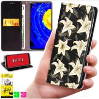 Etui Typu Portfel Do Motorola Moto G56 - Pokrowiec Bluemoon Nadruk + Szkło 9H