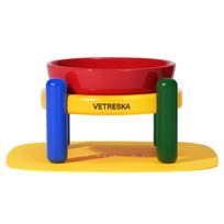 Vetreska Chroma keraminis augintinio dubenėlių rinkinys su padėkliuku Paaukštintas katės šuns maisto dubenėlis kaklo apsaugai Neslystantis tiektuvas katėms šunims