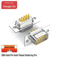 Xianglaixin Industrial Grade D-Sub Solder Connectors Solid Gold-Plated Pins