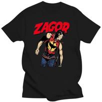 Nauji Bailey Geddes Zagor Fumetti marškinėliai Retro Vesternas Itališkas komiksų marškinėlis Animaciniai filmai Komiksai TV marškinėliai Harajuku gatvės apranga S įvairiaspalvis