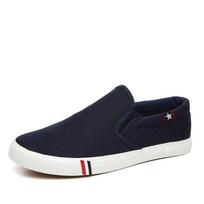 Vyriški laisvalaikio batai Slydimo ant drobės Loafers Patogūs vaikščiojimo aukštakulniai vyrui, neslystantys minkšti mokasinai, sportbačiai vasara 36 black