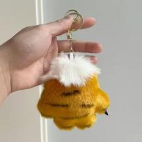 Sibiro tigro pliušinis raktų pakabukas: Miela pakabuko lėlė, dovana vaikų gimtadieniui 11 cm (0.036 kg)