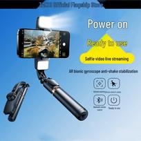 ZACH 360° Selfie Stick & Gimbal Stabilizer with Dual Fill Light White Standard Single-Axis Stabilizer