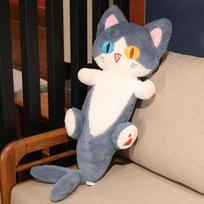 Creative Shark Cat Plush Toys Stuffed Cute Big Eyes Cats Doll Lovely Animal Pillow Soft Cartoon Cushion Christmas Gift 50cm
