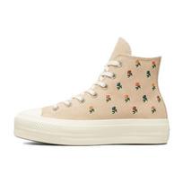 Converse Chuck Taylor All Star Lift Platform High Embroidered Roses Cream/Yellow Women's A04300C 36