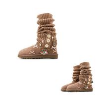 UGG CLASSIC MINI Winter SDS CNY Christmas, Snowflake, Dreamy Style, Sweet Style, Mori Style Thermal Abrasion Resistant 1016222-CHE(Team168-) 39