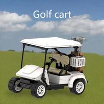 807/pcs Building Blocks Golf Cart Model Easy Operation Pullback Action Simulation Vehicle Model for Children Holiday Gift