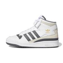 (GS) adidas originals Forum Mid Shoes 'White Grey' Kids' GY7061 EU 35⅔