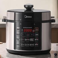 Midea 5L Dual-Pot Multi-Function Electric Pressure Cooker CN plug (adapter included) gray