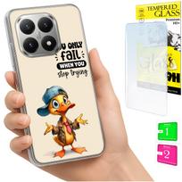Etui Do Xiaomi 15T Obudowa Foto Case Plecki Grafika Kaczka + Szkło 9H