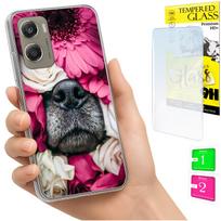 Etui Do Motorola Moto G06 / G06 Power Obudowa Case Plecki Pies + Szkło