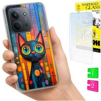 Etui Do Xiaomi Redmi 15C 5G 173Mm / Poco C85 Case Plecki Kotek + Szkło 9H