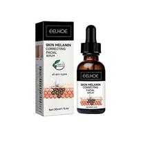Melanino koreguojantis serumas, šalinantis tamsias dėmes, nuo strazdanų, melazmos, skaistinantis pigmentines dėmes, veido esencija su vitaminu C, naujas atvykimas S03 1pcs