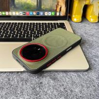 For Honor Magic 8 Pro Case Nylon Woven Matte Anti Fingerprint Magnetic Protective Phone Cover For Honor Magic8 Pro Shell Bumper Honor Magic8 Pro žalia