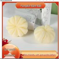 Creative Pumpkin Bath Bomb Mesh Foaming Net for Men & Women - Universal Shower Gel Bath Flower Qiaohe