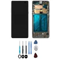 Écran LCD et vitre tactile - SAMSUNG - Galaxy S10 5G (G977F / SM-G977B) - Noir - Assemblés sur châssis - Original juoda