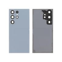 Cache batterie (vitre arrière) - SAMSUNG - Galaxy S23 Ultra (S918B) - Bleu Ciel - Sans logo - Pièce de remplacement mėlyna
