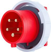 Industrial Panel Plug 3x32A (2P+PE) 6h IP67, blue 6232-6 | 9003399330452