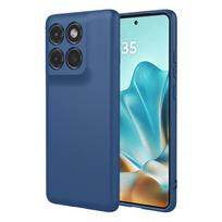 For Motorola Moto Edge 70 Edge70 X70Air X70 Air Case Back Cover Fundas Coques Flexible Liquid Silicone TPU Phone Cases Carcase MOTO X70Air mėlyna