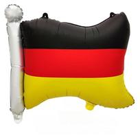 Football themed flag aluminum foil balloons - Argentina/Mexico/USA/Brazil/Belgium/Germany/Spain/Portugal/England/Canada/France 24INCH