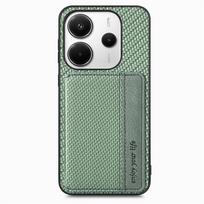Realme 15 Pro 16 Pro Plus 5G Card Leather Case RFID Wallet Back Panel for OPPO Realme 16 16X 15 15X 15T  Magnet Phone Cover Etui Realme 15 5G žalia