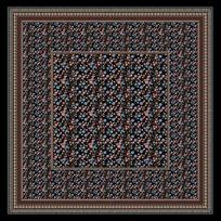 Yarn printing 114 square scarf new strong sticky scarf digital printing classic grid 114*114cm juoda