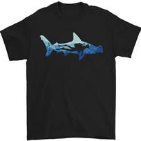 Hammerhead Shark Scuba Diver Diving Mens Tee Cotton Men's Short Sleeve Outdoor Fashion Casual Summer Shortsleeve Shirt for Men XS juoda