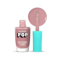 SUGAR POP Glossy Finish Nail Lacquer 42 Marshmallow High Shine Long Lasting Quick Dry Chip Resistant Nail Polish 10 Ml