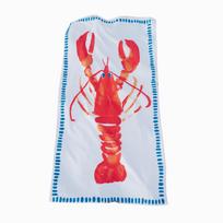 Lobster Print Beach Towel Soft Lightweight for Swimming Surfing Diving Camping Beach Vacation Travel Essential Multi Size 40X60CM