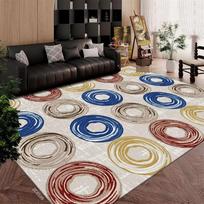 Modern Minimalist Dirt-Resistant Carpet - Easy Care Large Area Rug for Living Room, Bedroom & Coffee Table 80x120cm