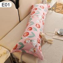 120/150/180cm Cartoon Printed Cotton Long Pillowcase Soft Couple Lover Sleeping Pillow Cover Girl Bedroom Decor Pillow Case 120x48cm