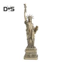 Miniatiūrinė Laisvės statulos derva stovinti Laisvės deivės figūrėlė Vintažinė kolekcionuojama Niujorko įžymus darbalaukio ornamentas namų biurui auksinė